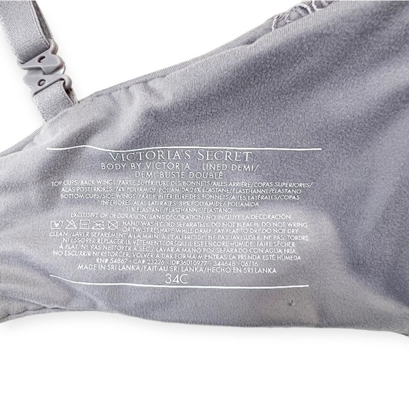 Victoria’s Secret Body by Victoria’s Demi Buste Double Bra 34C - Picture 4 of 8